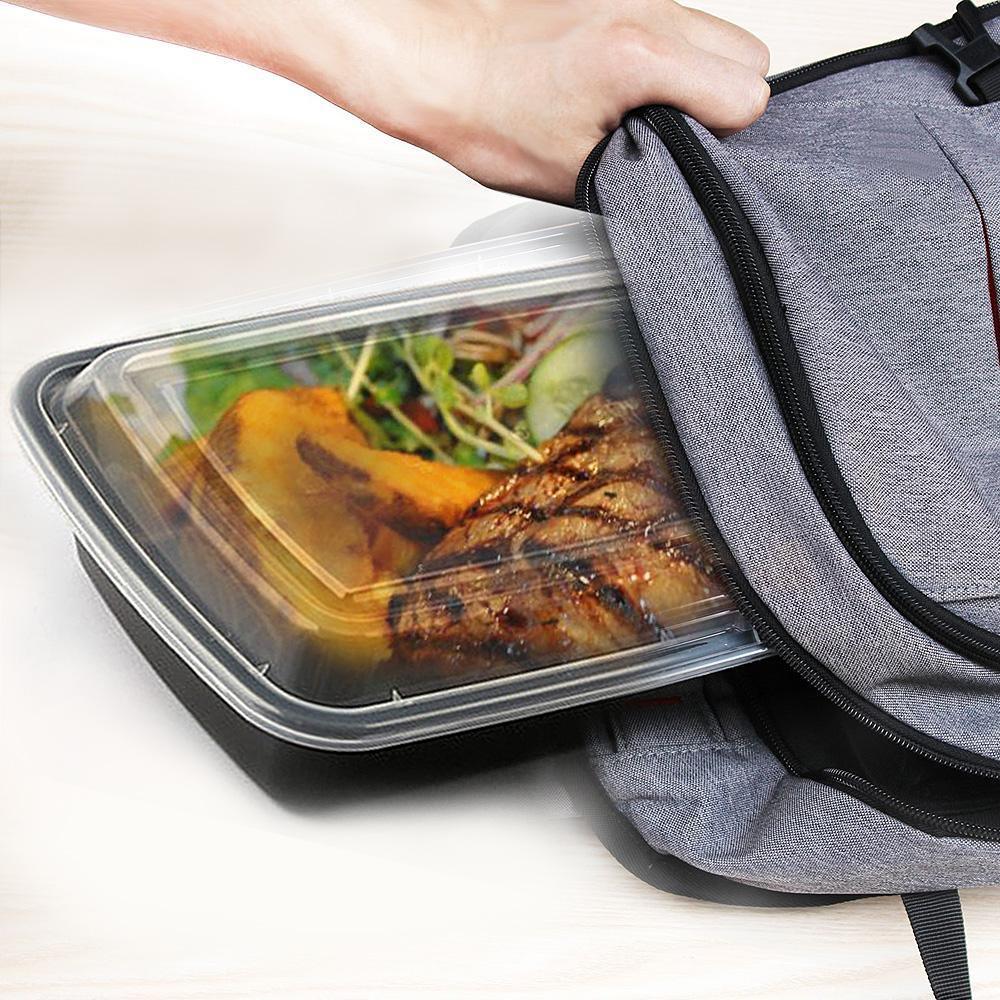 10x Single Compartment Meal Prep Food Storage Containers - Jugglebox Australia