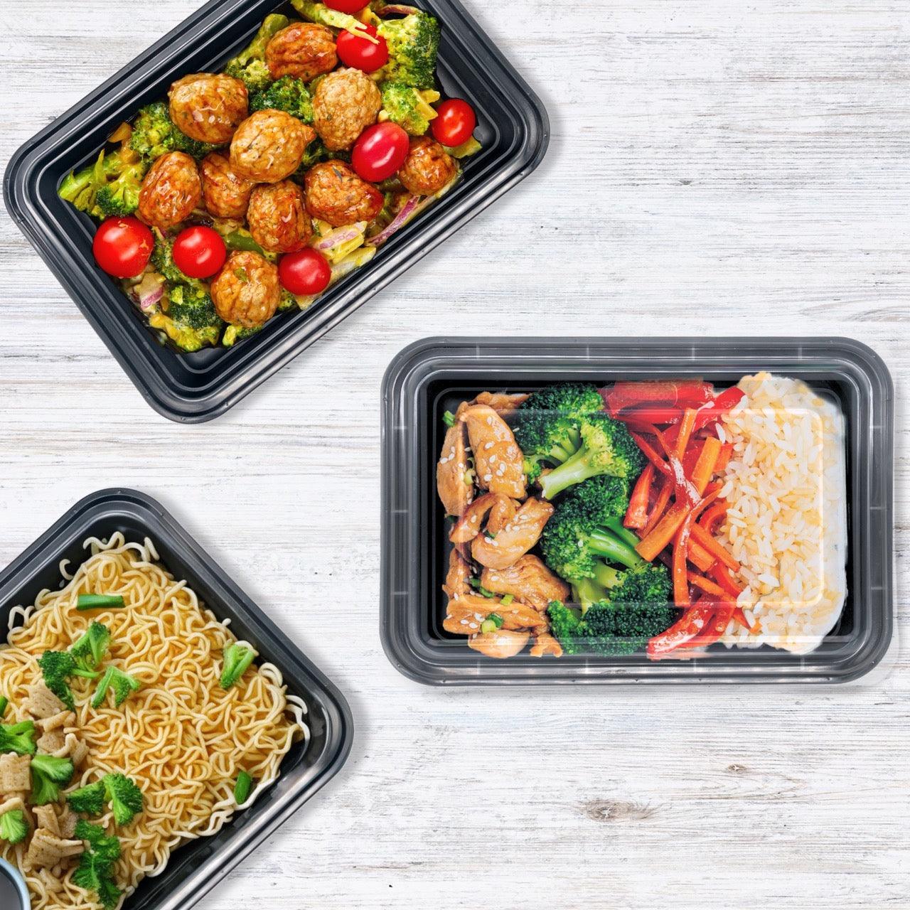 1 Compartment Meal Prep Food Containers (10 Pack)