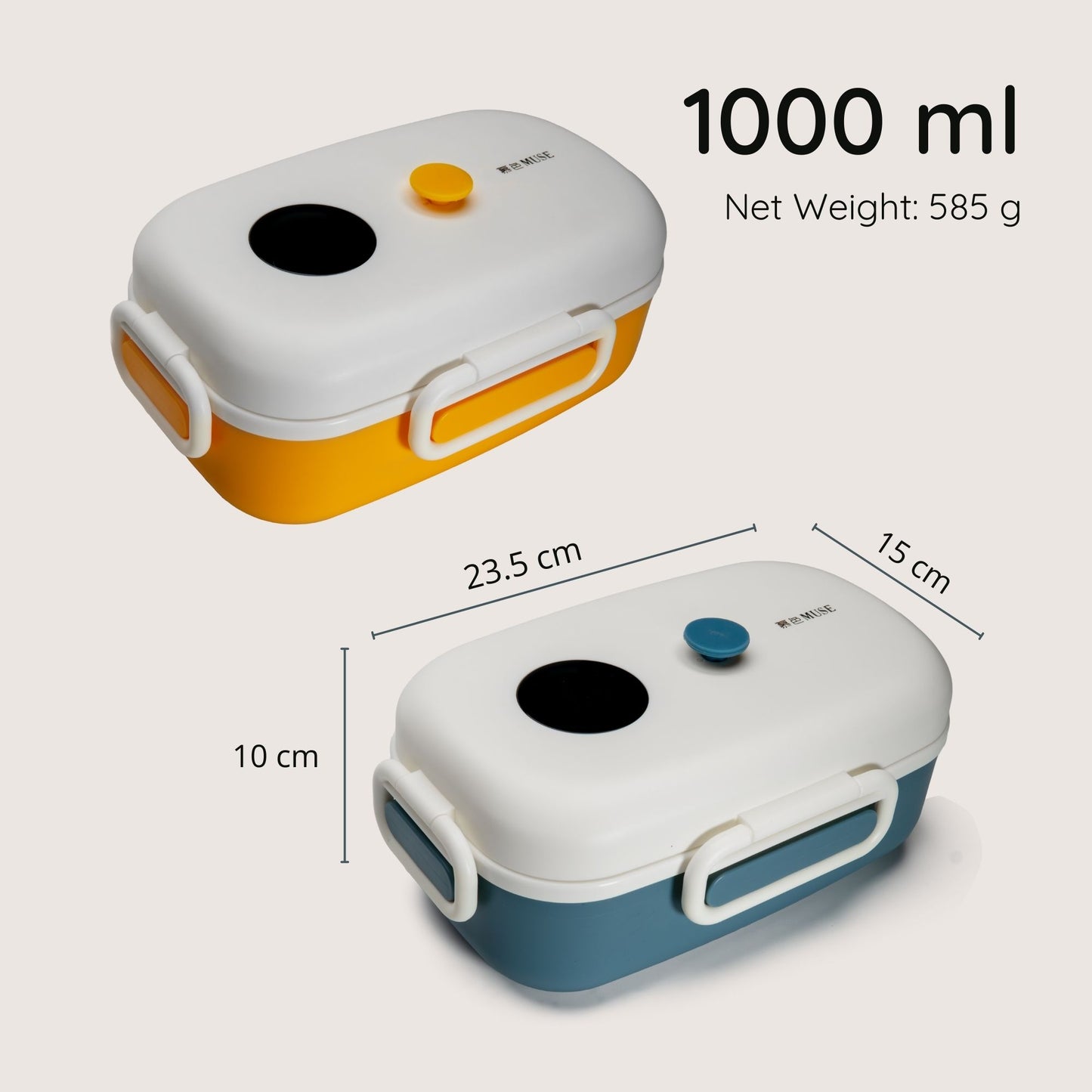 Insulated Lunchbox with Temperature Display 1000ml