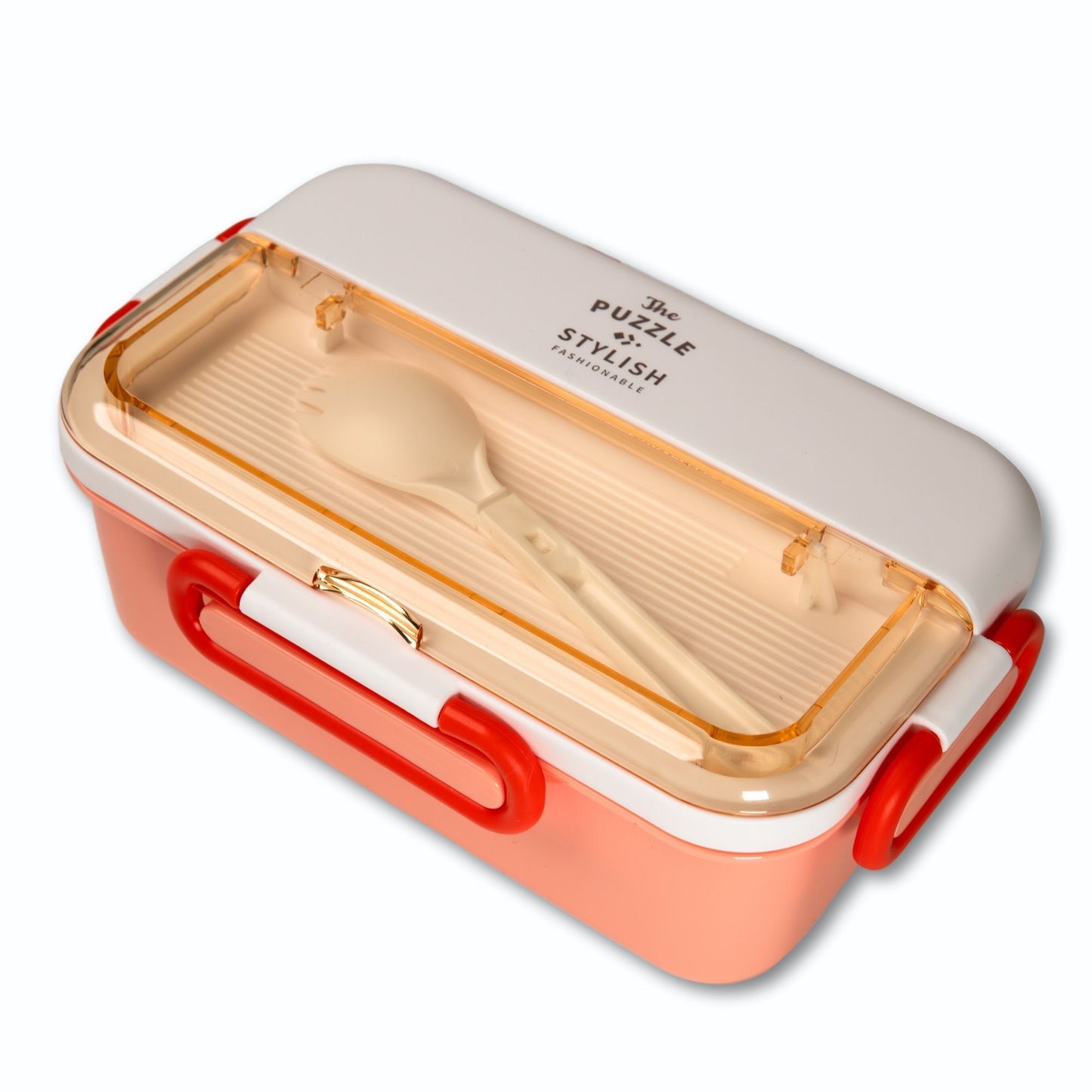 Compact 3-Compartment Bento Lunch Box 1100ml