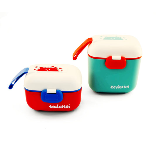 Cute Portable Snack Container with Separate Compartments and Accessories - Available in 450ml and 800ml Sizes