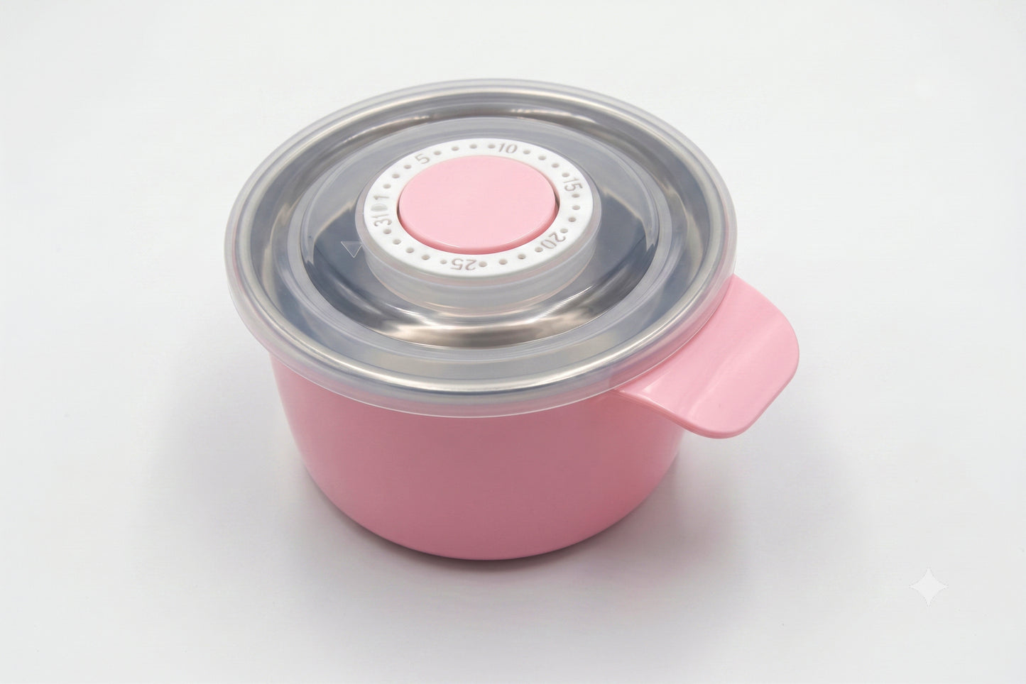 Bento Lunch Box with Stainless Steel Compartments, Spoon & Snack Container