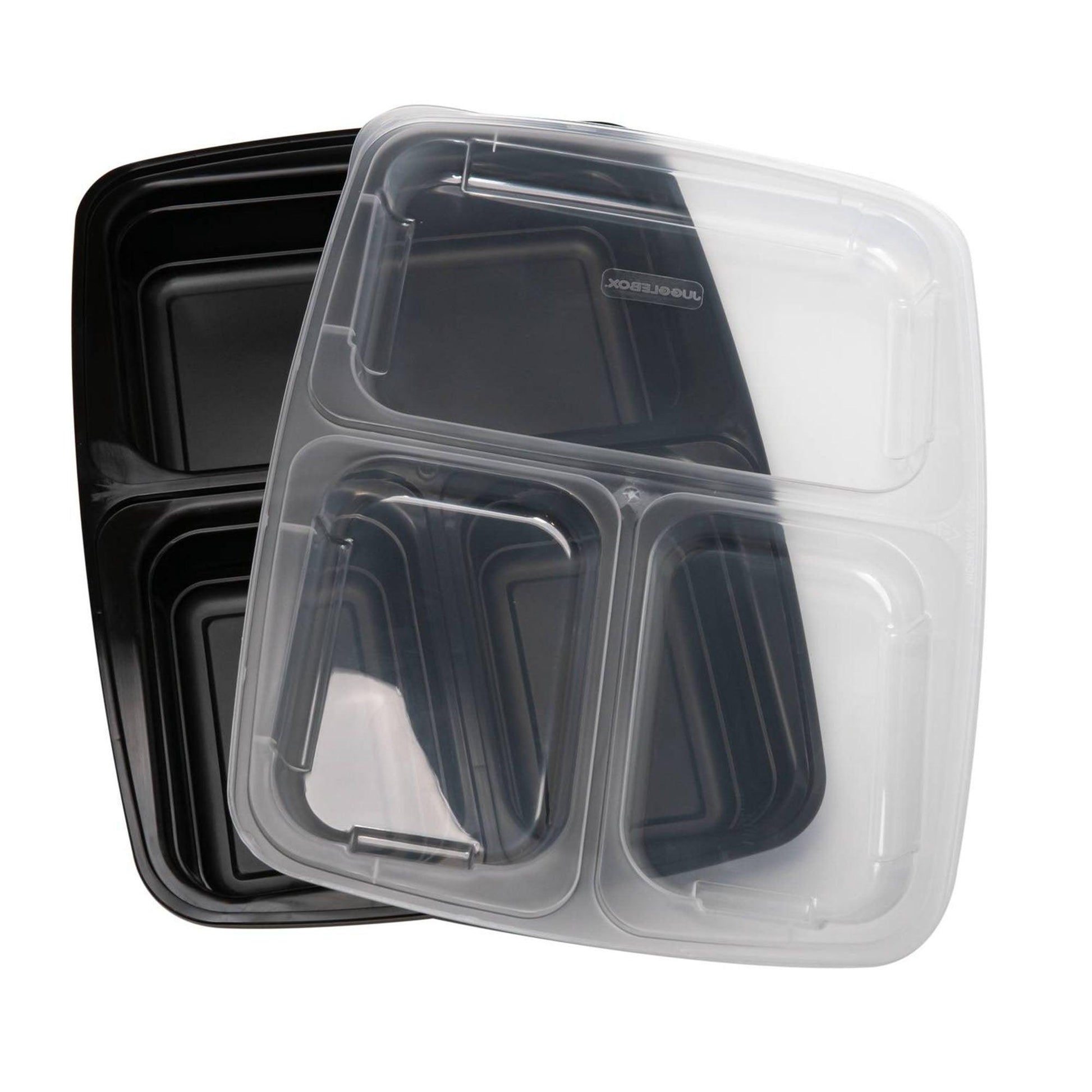 120x New Version Three Compartment Meal Prep Containers Bulk Save Pack - Jugglebox Australia